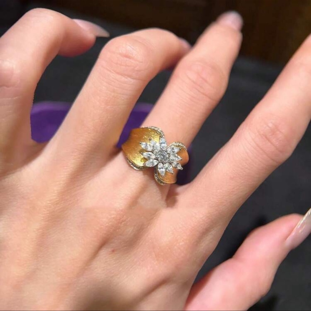 🌹Sale, 2 for $50 on all gold plated🌹 18k gold plated french royal ring